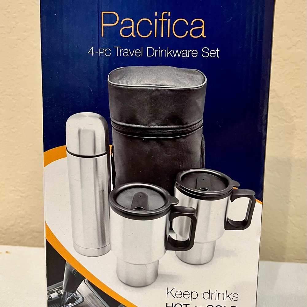 Pacifica 4-PC Travel Drinkware Set